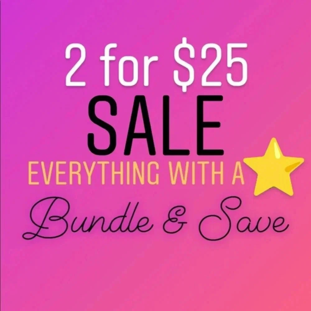 ⭐2/$25⭐ lots of items to choose from!